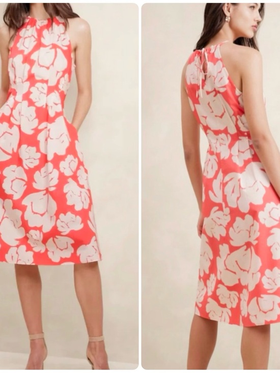 Banana Republic Dresses & Skirts - Banana Republic Floral Poplin Halter Midi Dress